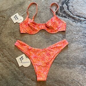 NWT KULANI KINIS APRICOT LANE BIKINI SET